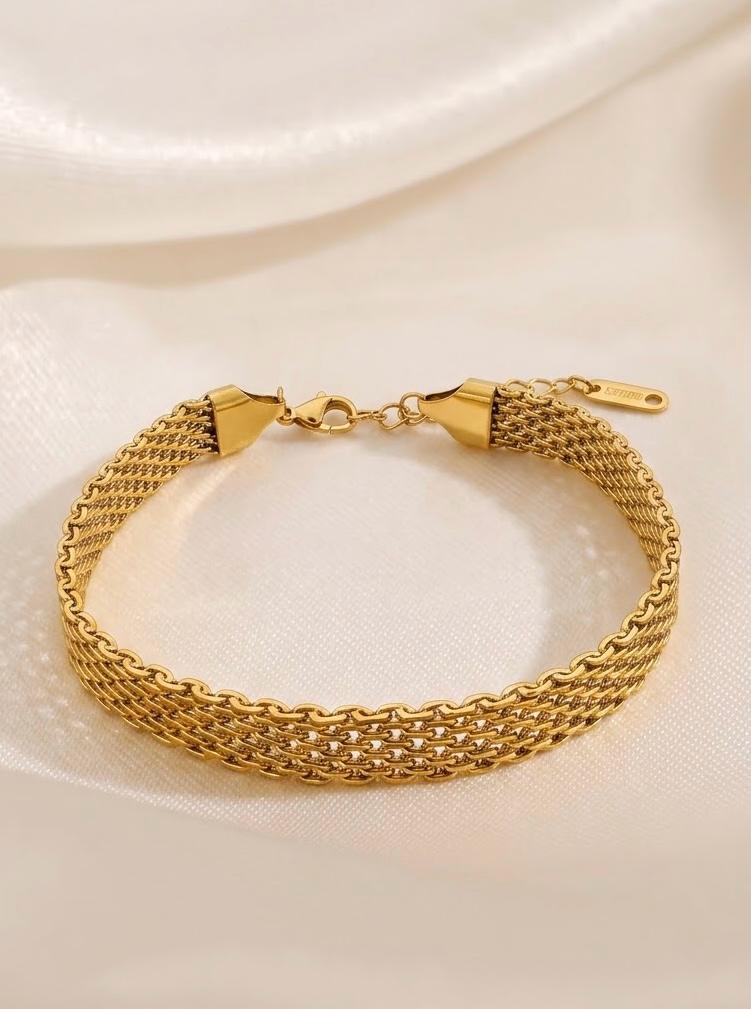 ELEGANT MESH BRACELET STAINLESS STEEL