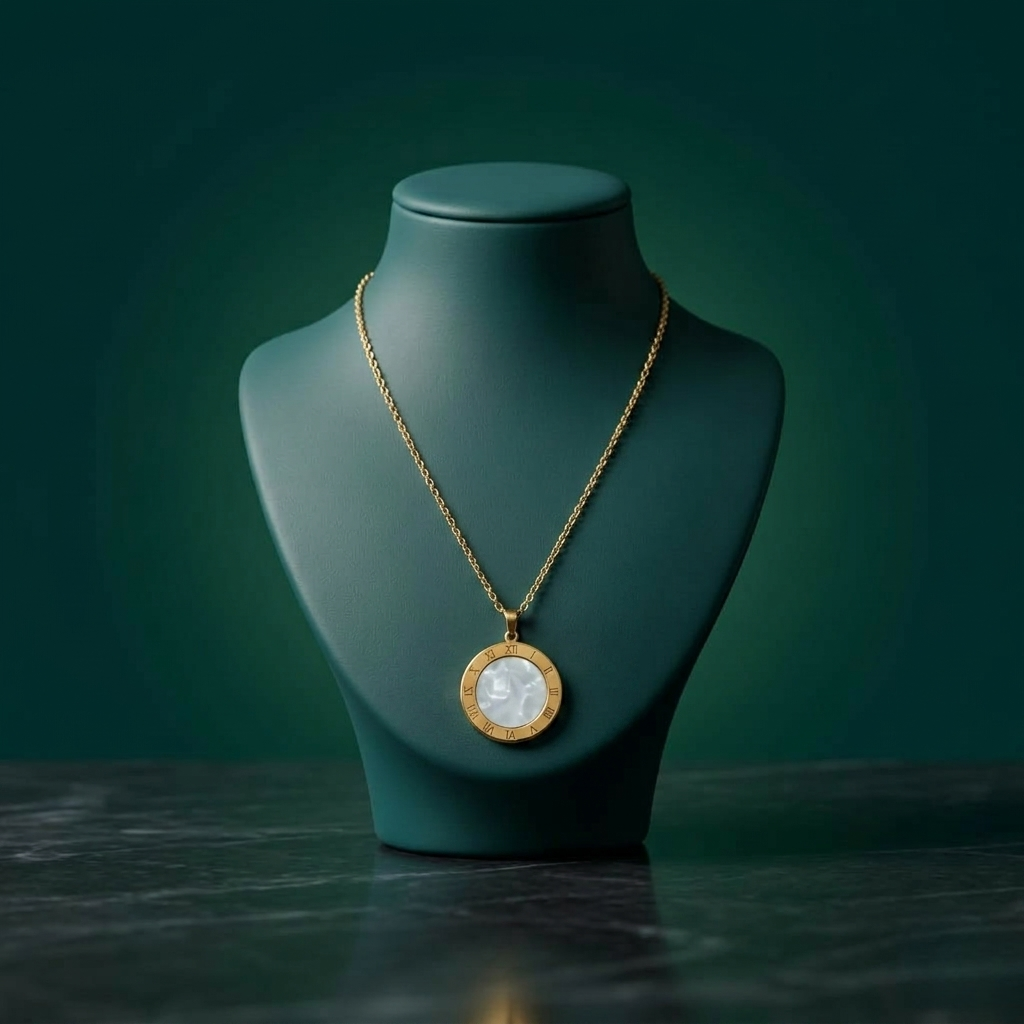 WHITE ROMAN STYLE  PENDANT STAINLESS STEEL