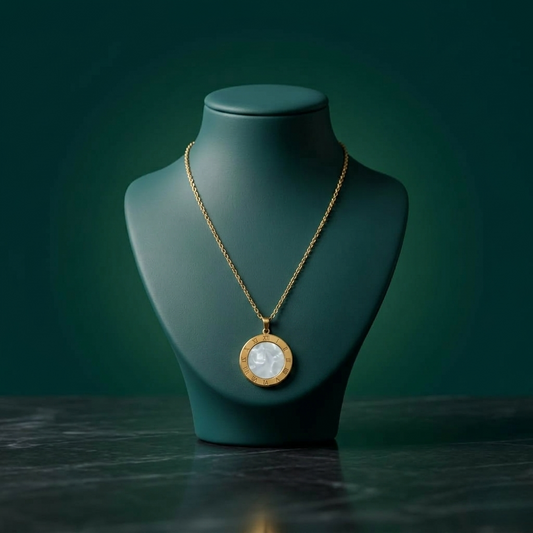 WHITE ROMAN STYLE  PENDANT STAINLESS STEEL
