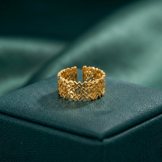 LUXE LINK ADJUSTABLE RING