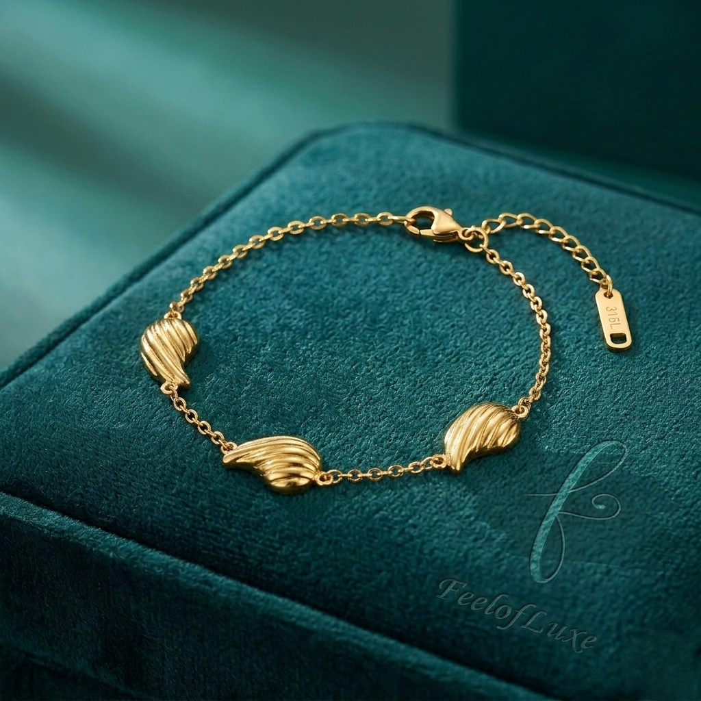 18K GOLD PLATED FISH STYLE  BRACELET