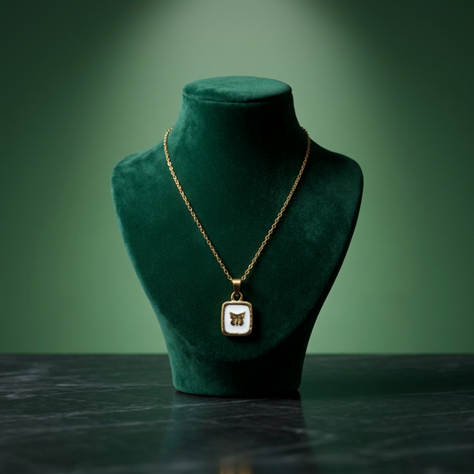 18K GOLD PLATED BUTTERFLY STYLE PENDANT