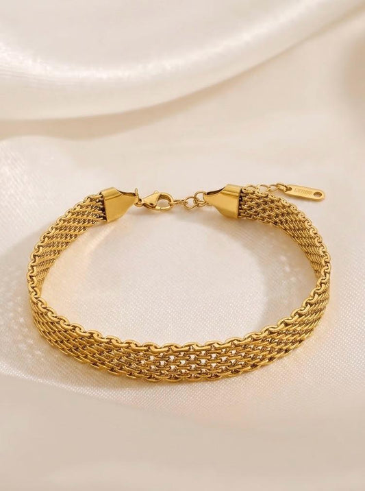 ELEGANT MESH BRACELET STAINLESS STEEL